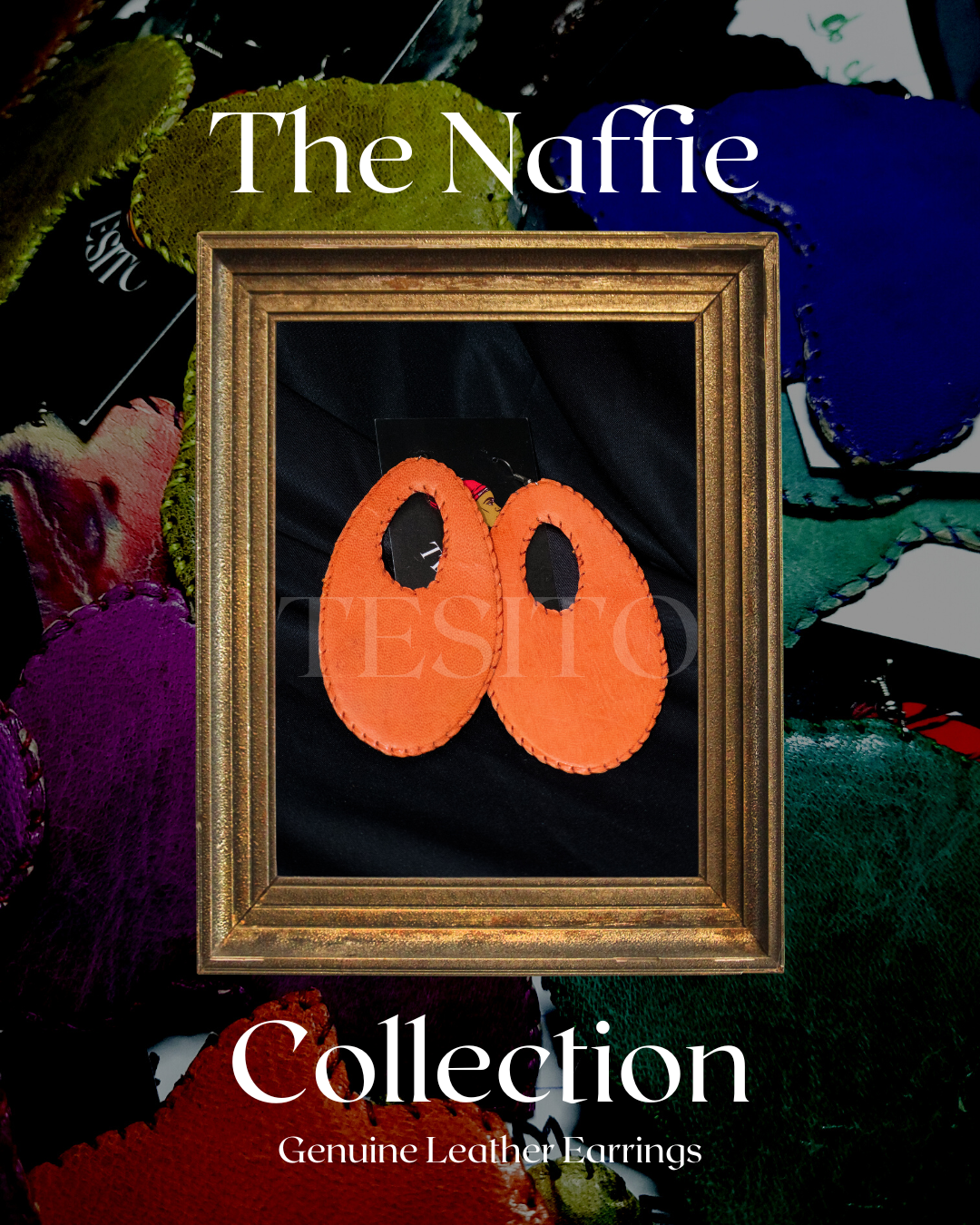 Burnt Orange  | Handmade African Leather | The Naffie Collection