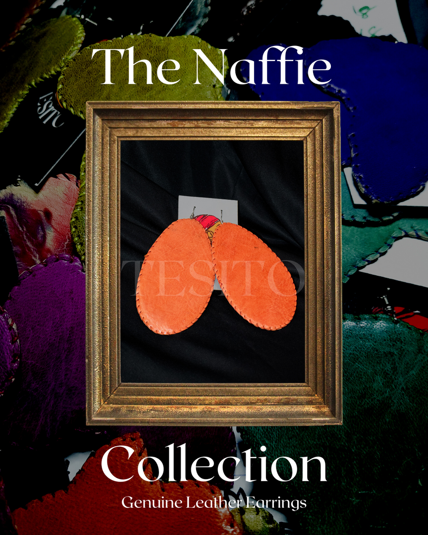 Burnt Orange  | Handmade African Leather | The Naffie Collection