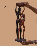 Load image into Gallery viewer, Begg Na La | Lovers Statue | African Home Décor