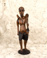 Load image into Gallery viewer, Tayo | Palm Wine Tapper | Wood Statue