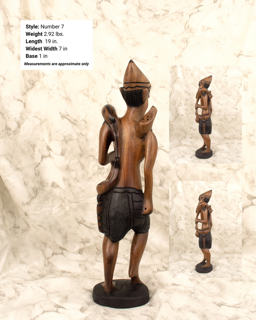Tayo | Palm Wine Tapper | Wood Statue