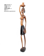 Load image into Gallery viewer, Ejiro | African Woman | Wood Statues