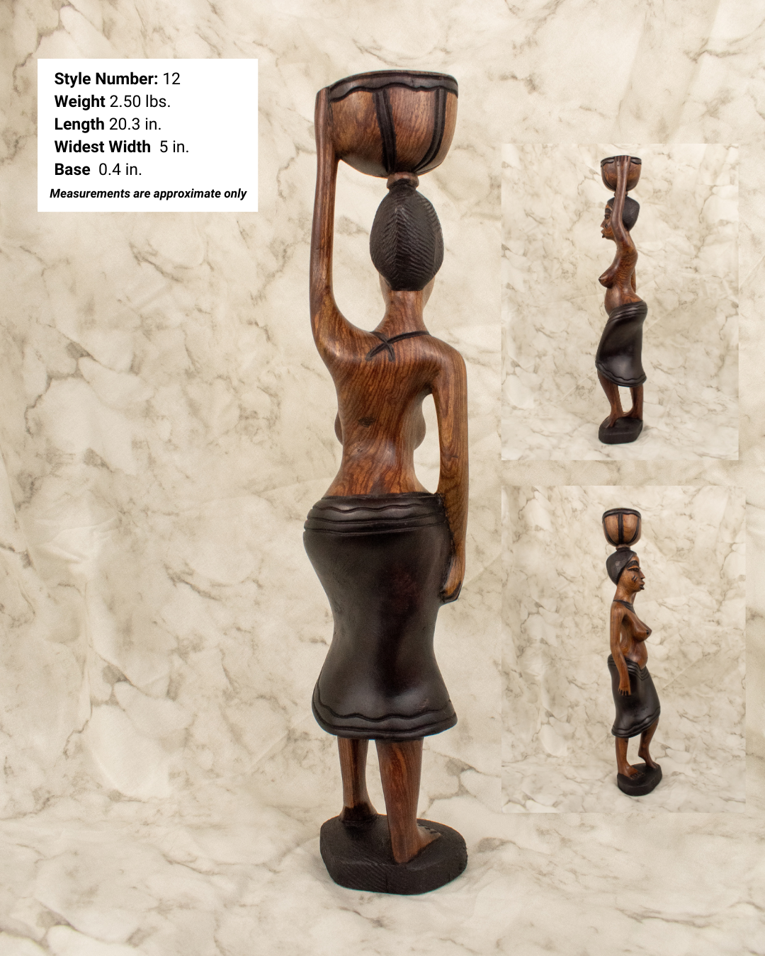 Ejiro | African Woman | Wood Statues