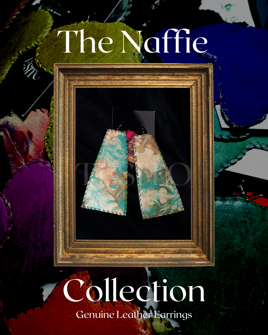 Paradise | Handmade African Leather Earrings | The Naffie Collection