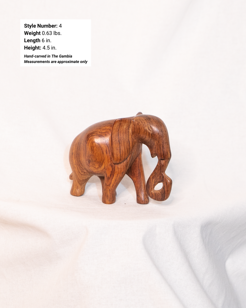 Elephants | Wood Animal Statues