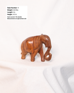 Load image into Gallery viewer, Elephants | Wood Animal Statues