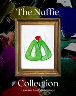 Load image into Gallery viewer, Elektra | Handmade African Leather Earrings | The Naffie Collection